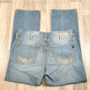 Rock & Republic Neil Mens 36x30 (Actual 28" inseam ) Denim Blue Jeans